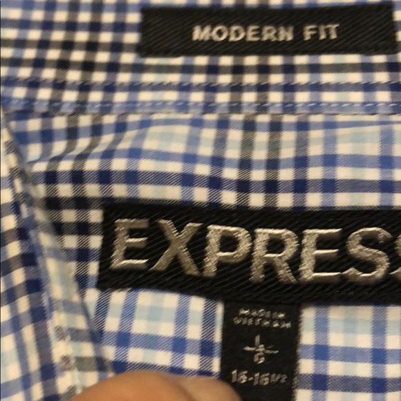 Men’s shirt by express size 16/16.5 - Picture 3 of 6